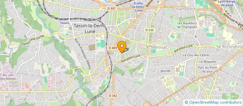 localisation de l'entreprise LES RESIDENTS DU 13  TASSIN-LA-DEMI-LUNE