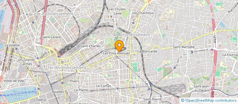 localisation de l'entreprise LES RESIDENTS DU 16  MARSEILLE