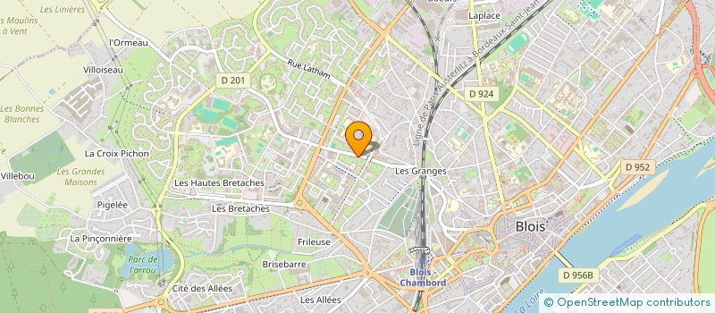 localisation de l'entreprise LES RESILIENTES à BLOIS