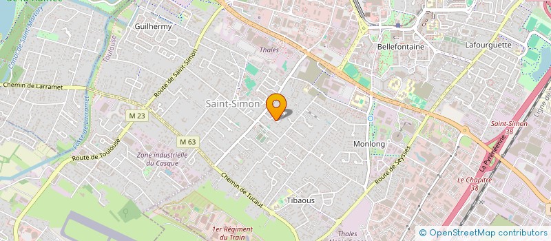 localisation de l'entreprise LES RESPOUNCHOUS à TOULOUSE