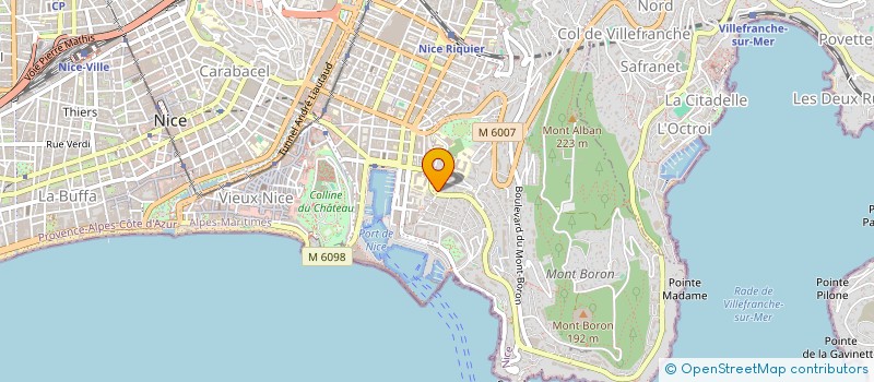 localisation de l'entreprise LES RESSORTS DE PROVENCE à NICE
