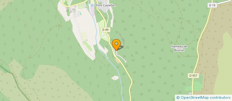 localisation de l'entreprise LES RESTANQUES  BAUDUEN