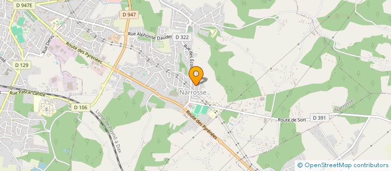 localisation de l'entreprise LES RESTANQUES  NARROSSE