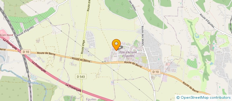 localisation de l'entreprise LES RESTANQUES  EGUILLES