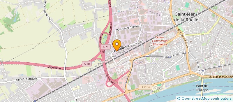 localisation de l'entreprise LES RESTAURANTS DU COEUR DU LOIRET à INGRE