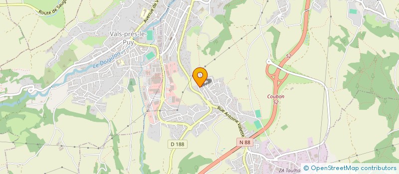 localisation de l'entreprise LES RESTAURANTS DU COEUR RELAIS DU COEUR à LE PUY-EN-VELAY