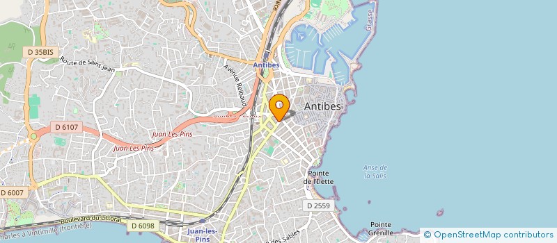 localisation de l'entreprise LES RESTES  ANTIBES