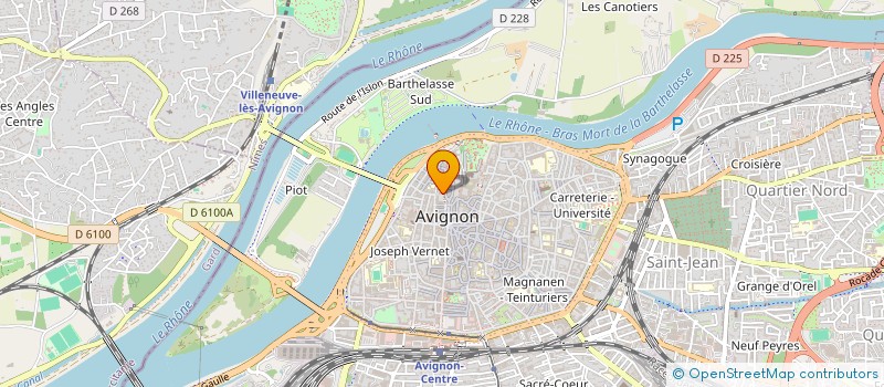 localisation de l'entreprise LES RESTOS A LA MAISON à AVIGNON