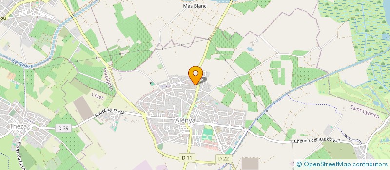 localisation de l'entreprise LES RESTOUG  ALENYA