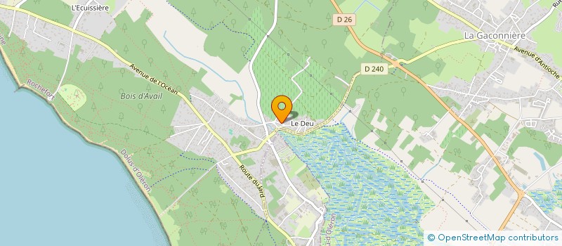 localisation de l'entreprise LES RETARDES SCI  DOLUS D'OLERON