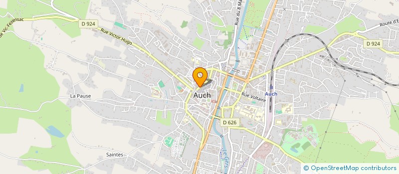 localisation de l'entreprise LES RETRAITES DU CREDIT AGRICOLE - AMICALE DU GERS  AUCH