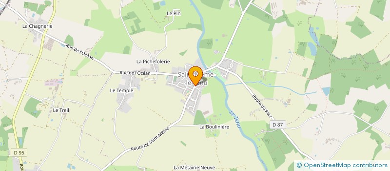 localisation de l'entreprise LES RETZ'ACTIVES  MACHECOUL-SAINT-MEME