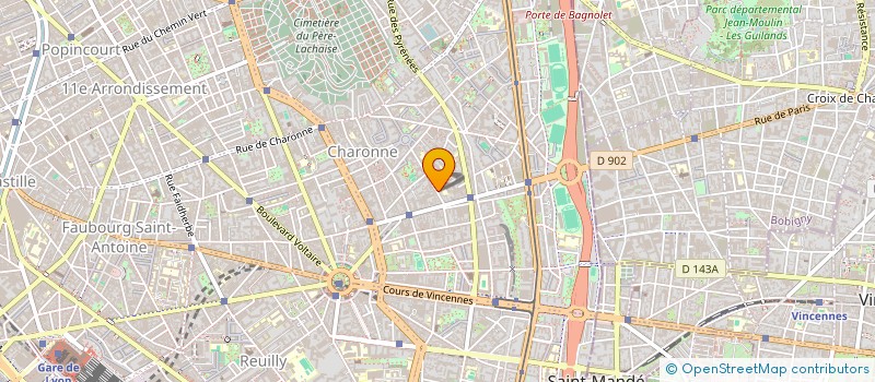 localisation de l'entreprise LES REUNIONNAIS  PARIS