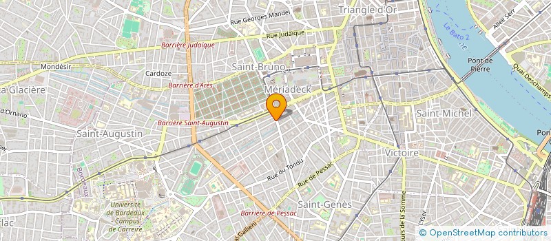 localisation de l'entreprise LES REUSS PRODUCTION  BORDEAUX