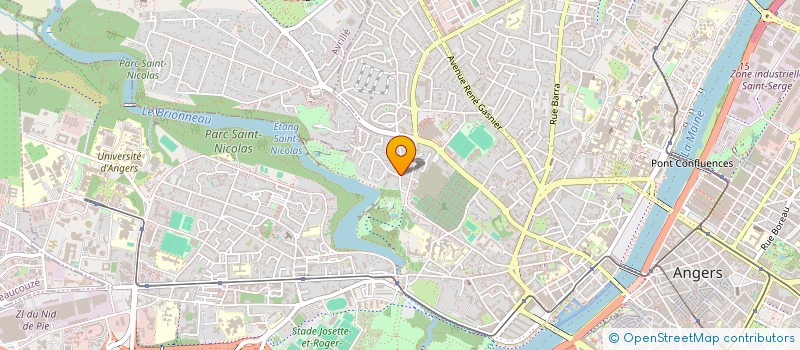 localisation de l'entreprise LES REVERIES à ANGERS