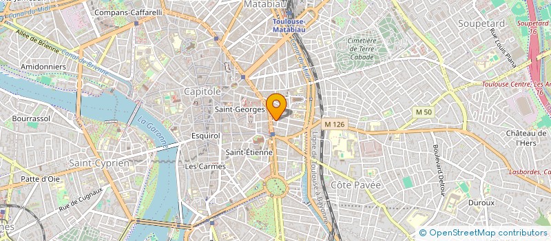 localisation de l'entreprise LES REVERIES D'HERCULE à TOULOUSE