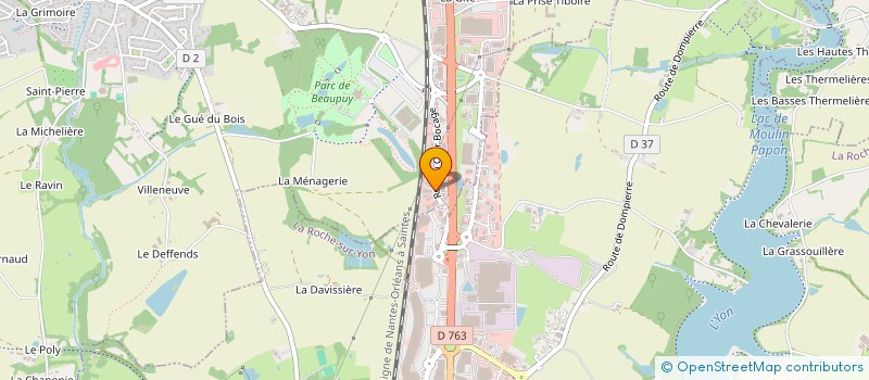 localisation de l'entreprise LES REVES BLEUS à MOUILLERON-LE-CAPTIF