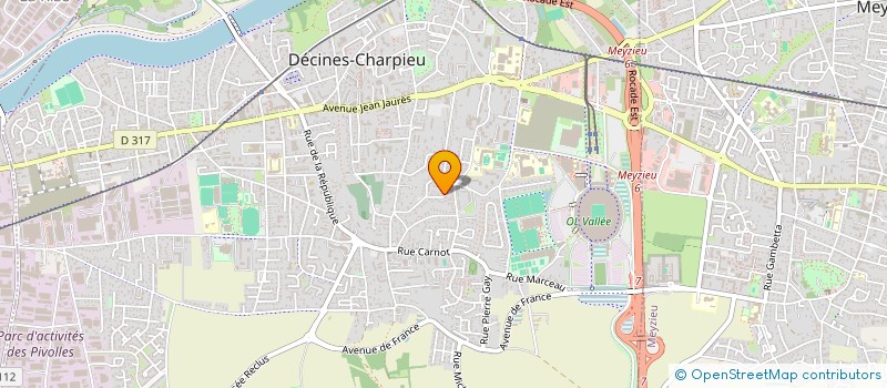 localisation de l'entreprise LES REVES DE DANIEL  DECINES-CHARPIEU