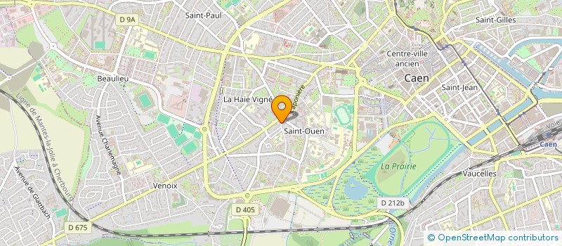 localisation de l'entreprise LES REVES DE L'ORNE à CAEN