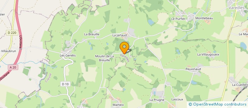 localisation de l'entreprise LES REVES DE L OURSE SASU à VAREILLES
