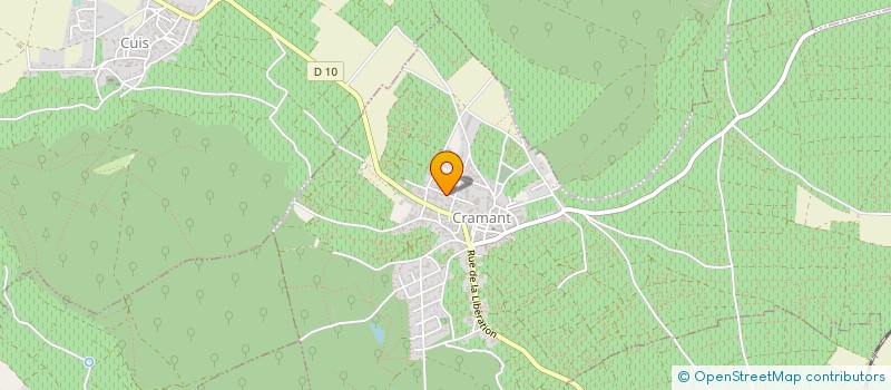 localisation de l'entreprise LES REVES DE LANA (LRDL)  CRAMANT