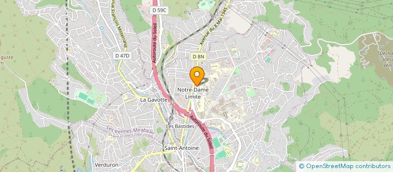 localisation de l'entreprise LES REVES DU 14 à MARSEILLE