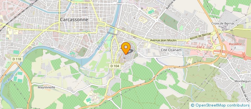 localisation de l'entreprise LES REVES EXISTENT à CARCASSONNE