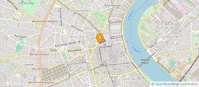 localisation de l'entreprise LES REVES QUE L'ON FETE  BORDEAUX