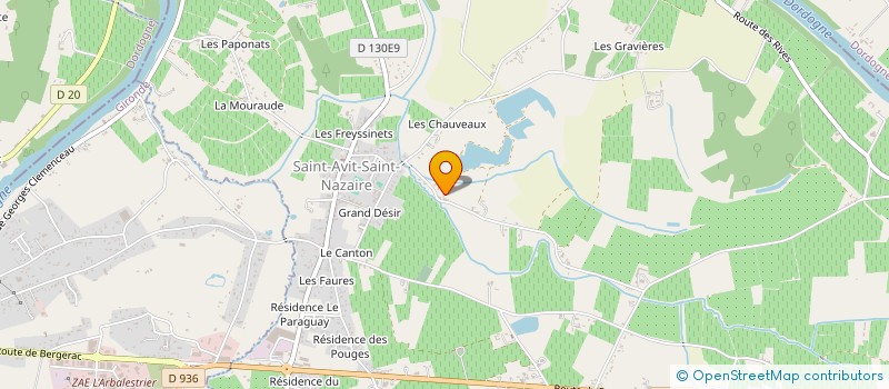 localisation de l'entreprise LES REVEURS MORALEMENT INVENTIFS à PORT-SAINTE-FOY-ET-PONCHAPT
