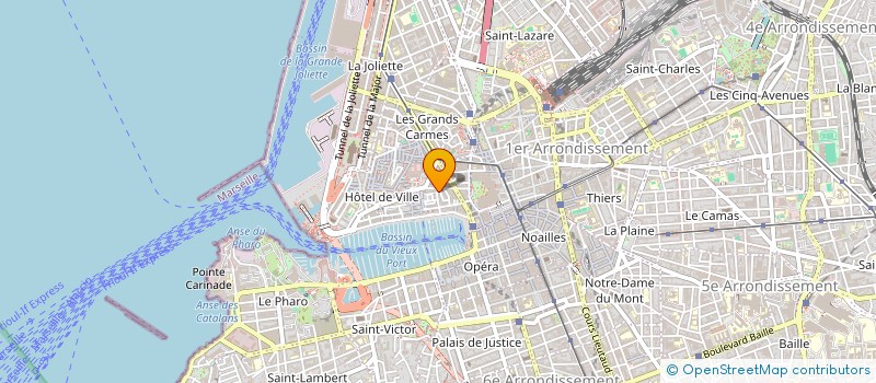 localisation de l'entreprise LES RHIZOMES à MARSEILLE
