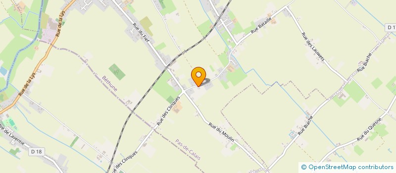 localisation de l'entreprise LES RHODODENDRONS ROSES  SAILLY-SUR-LA-LYS