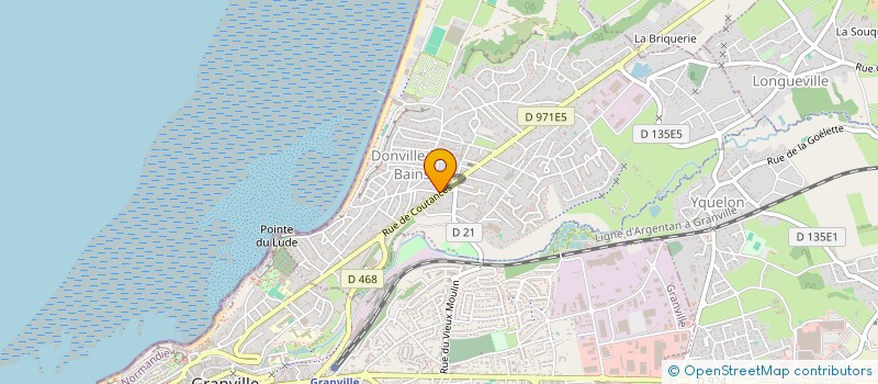 localisation de l'entreprise LES RI-CARDIOS  DONVILLE-LES-BAINS
