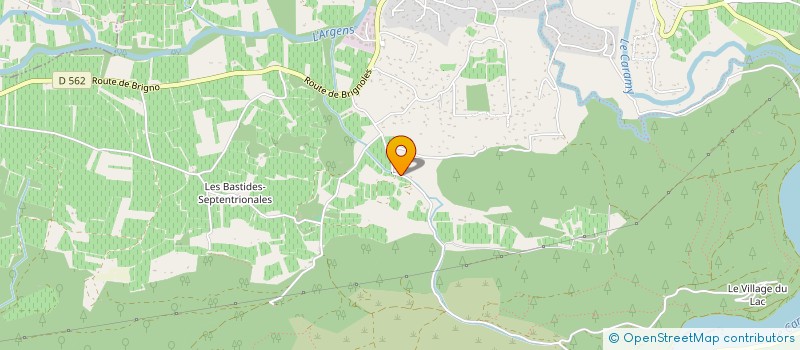 localisation de l'entreprise LES RIAUX  CARCES