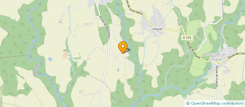 localisation de l'entreprise LES RIBA  SAINT-DENIS