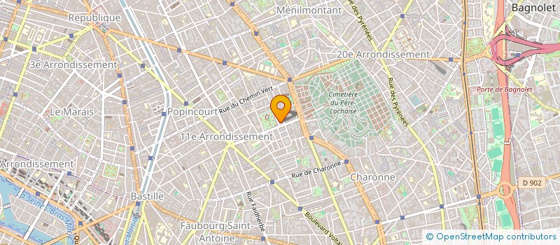 localisation de l'entreprise LES RIBATELS  PARIS