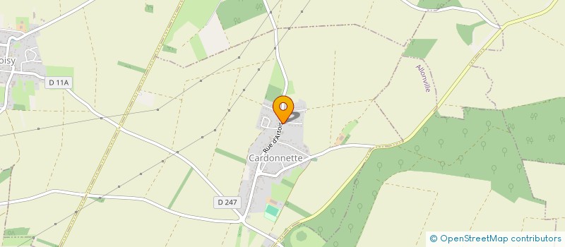 localisation de l'entreprise LES RIBOUNELLES  CARDONNETTE