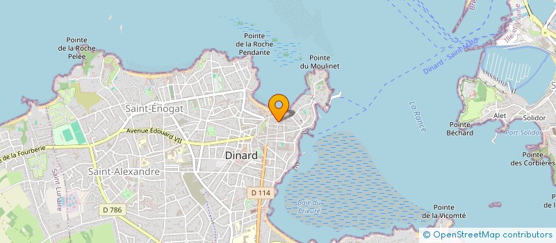 localisation de l'entreprise LES RICAMOUCHES DINARD à DINARD