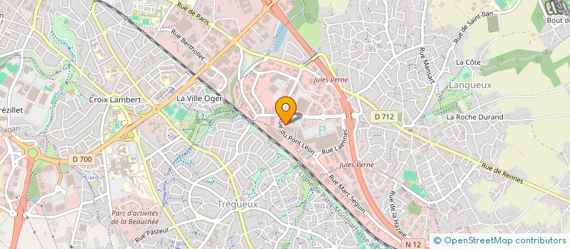 localisation de l'entreprise LES RICAMOUCHES LANGUEUX  LANGUEUX