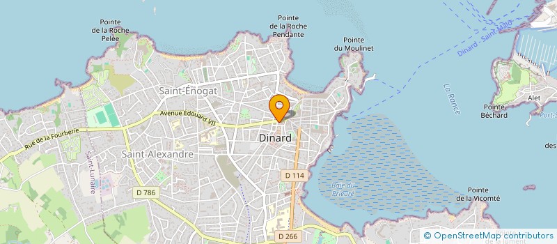 localisation de l'entreprise LES RICHESSES DE GAIA à DINARD