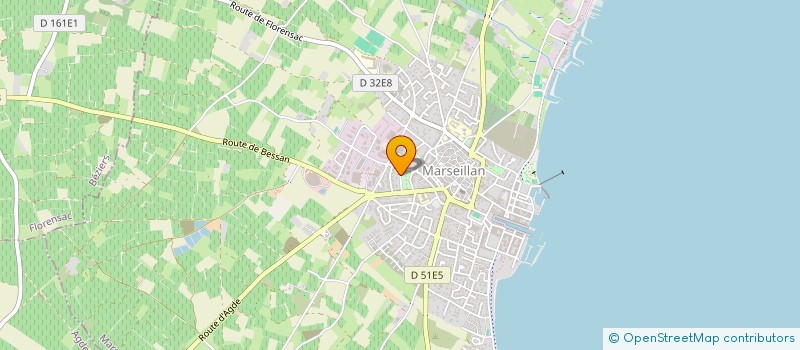 localisation de l'entreprise LES RICOCHETS:S'EPANOUIR AU QUOTIDIEN à MARSEILLAN