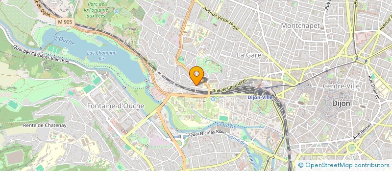 localisation de l'entreprise LES RIDEURS à DIJON