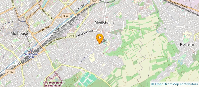 localisation de l'entreprise LES RIEDESSER WAGGES  RIEDISHEIM