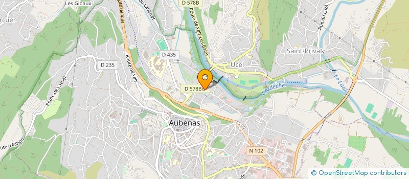 localisation de l'entreprise LES RIFFARD'S à AUBENAS