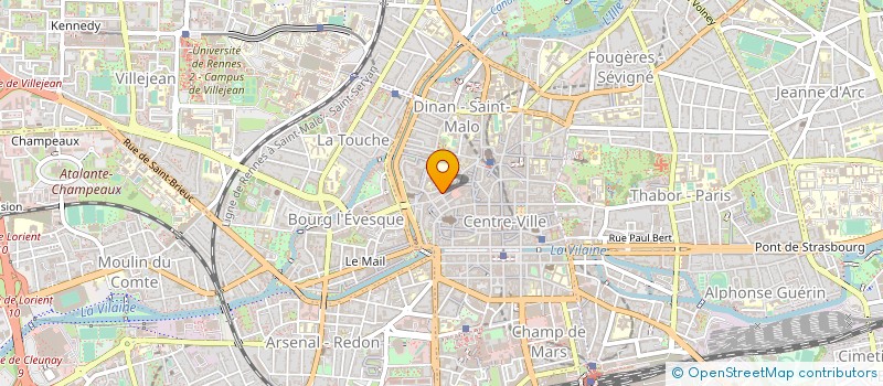 localisation de l'entreprise LES RIGODAILLES à RENNES