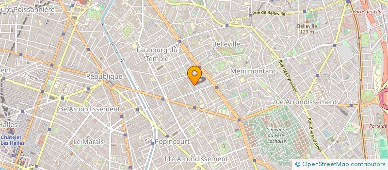 localisation de l'entreprise LES RIGOLLOTS  PARIS