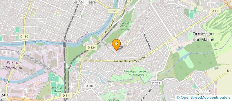 localisation de l'entreprise LES RIO  CHENNEVIERES-SUR-MARNE