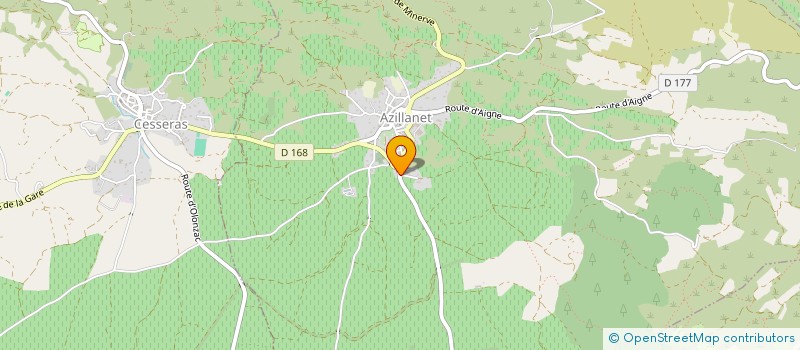 localisation de l'entreprise LES RIOSOULS  AZILLANET