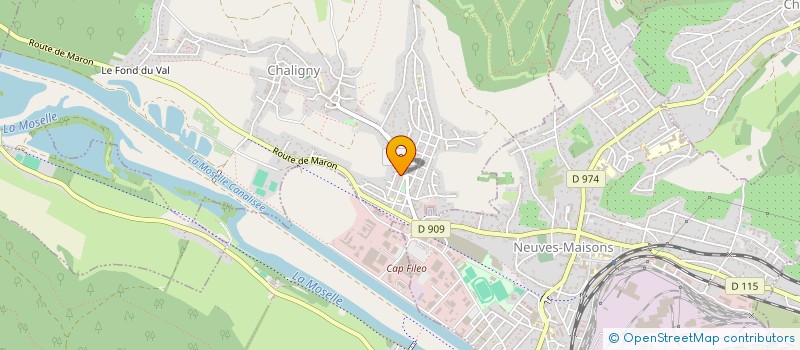 localisation de l'entreprise LES RIRES D'ANNA  CHALIGNY