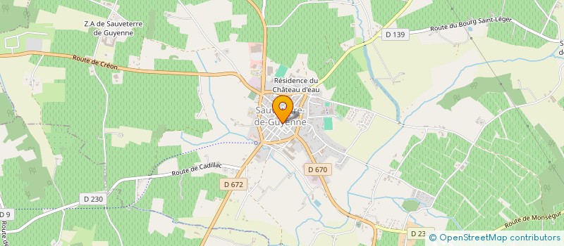 localisation de l'entreprise LES RITUELS à SAUVETERRE-DE-GUYENNE