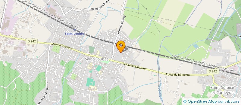 localisation de l'entreprise LES RITUELS DE PO à SAINT-LOUBES